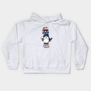 Patriotic Gnome Kids Hoodie